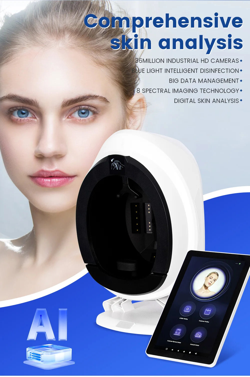 Q1 3D AI Facial Skin Analyzer