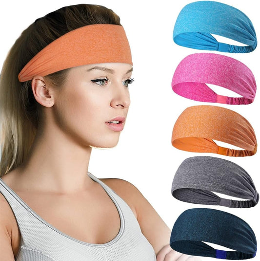 Sports Headbands For Men & Women -5 Pack
