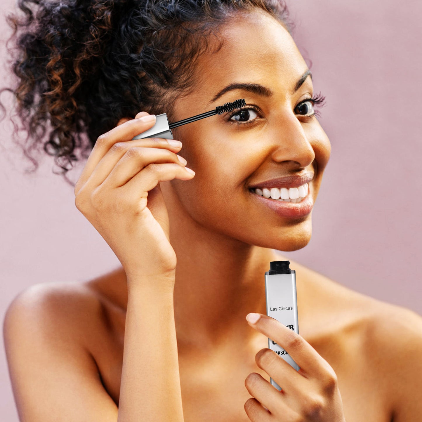 2pcs Las Chicas Oil-proof Black Mascara