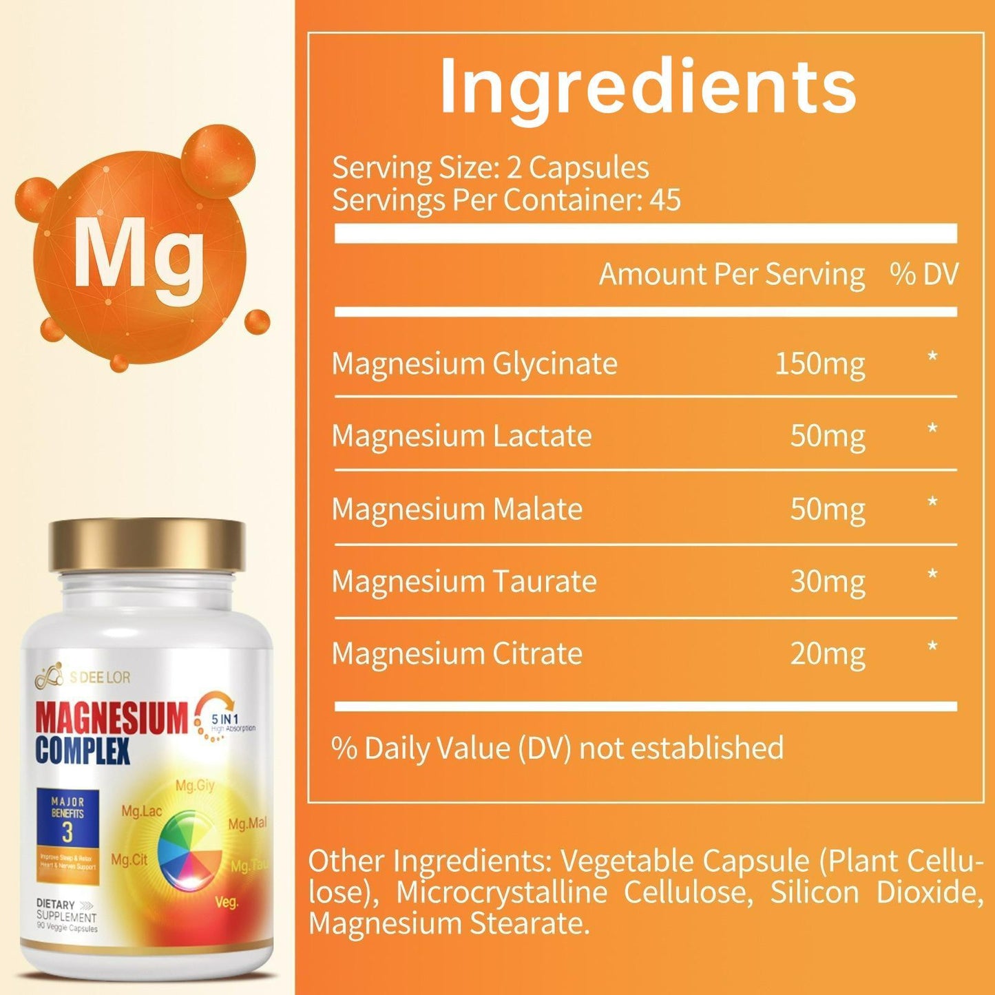Magnesium Glycinate Malate Vitamin D3