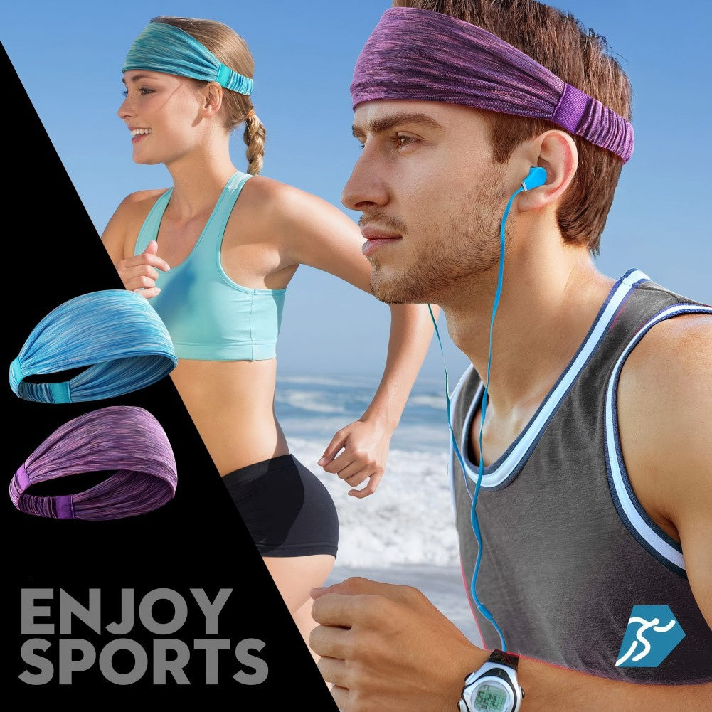 Sports Headbands For Men & Women -5 Pack