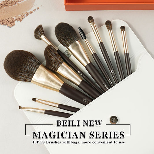 Baili 10pcs Luxury Makeup Brush Set