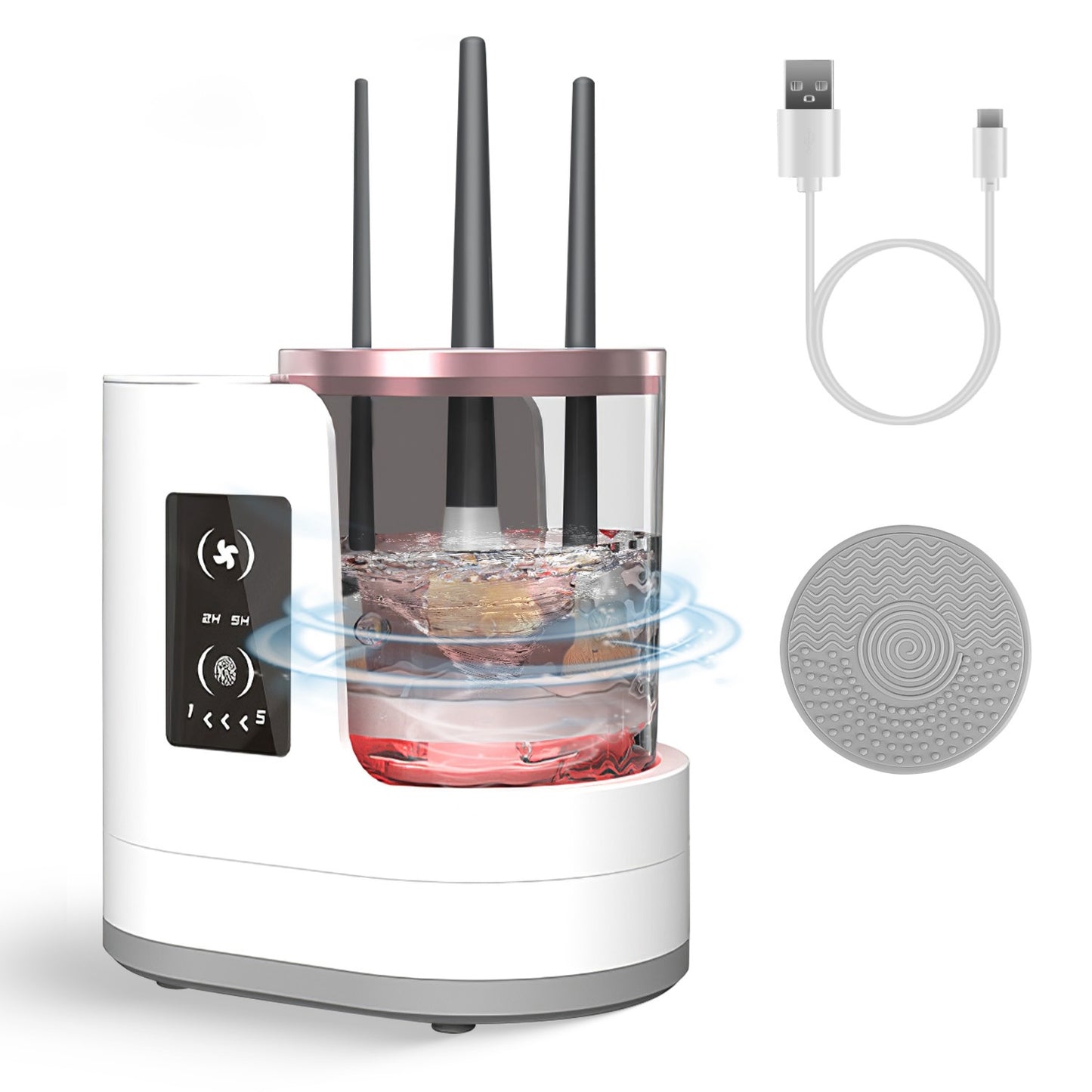 4 In 1 Electric Makeup Brush Cleaner